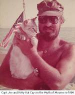 Kitty Kat Cay and Capt Joe on the Myth Of Mourne in 1984